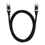 YANEC USB-C do ładowania USB-C i kabla danych 1M nylon (100 W)