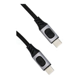 Yanec USB-C na USB-C Nabíjení a datový kabel 2m nylon (100 W)