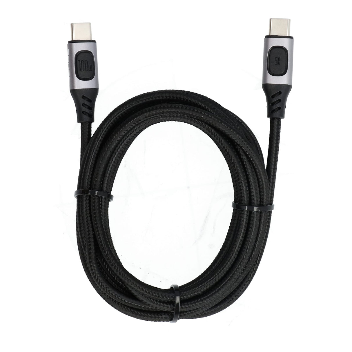 Yanec USB-C na USB-C Nabíjení a datový kabel 2m nylon (100 W)