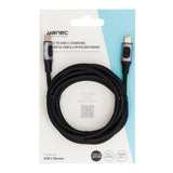 Yanec USB-C na USB-C Nabíjení a datový kabel 2m nylon (100 W)
