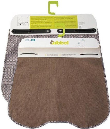 Qibbel styling set vetrobransko platno rjavo