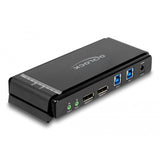 Delock DisplayPort 1.4 KVM Switch, 8K 60Hz, USB 3.2 Gen 1