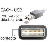 Delock Easy-USB-A 2.0 Mann> Easy-USB Micro-USB-B 2.0 Mal