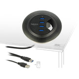 Delock In-Desk Hub 4 port USB 3.0