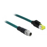 Decking Network Kabel M12 8 PIN X-CODED> RJ45 Hiros Plug