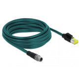Decking Network Kabel M12 8 PIN X-CODED> RJ45 Hiros Plug