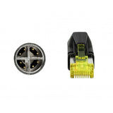 Decking Network Kabel M12 8 PIN X-CODED> RJ45 Hiros Plug