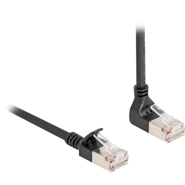 Delock RJ45 Network Cable Cat.6a S FTP Slim 90 ° Upwards A