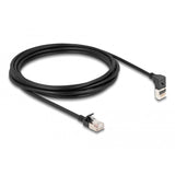 Delock RJ45 Network Cable Cat.6a S FTP Slim 90 ° Upwards A