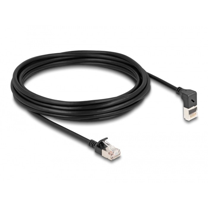Delock RJ45 Network Cable Cat.6a S FTP Slim 90 ° nahoru a