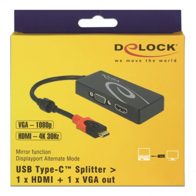 Delock USB-C> HDMI VGA