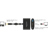 Delock USB-C hann> HDMI Kvinne + USB-A + USB-C PD
