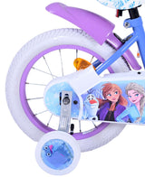 Disney Frozen 2 otroško kolo - dekleta - 14 palcev - modra vijolična