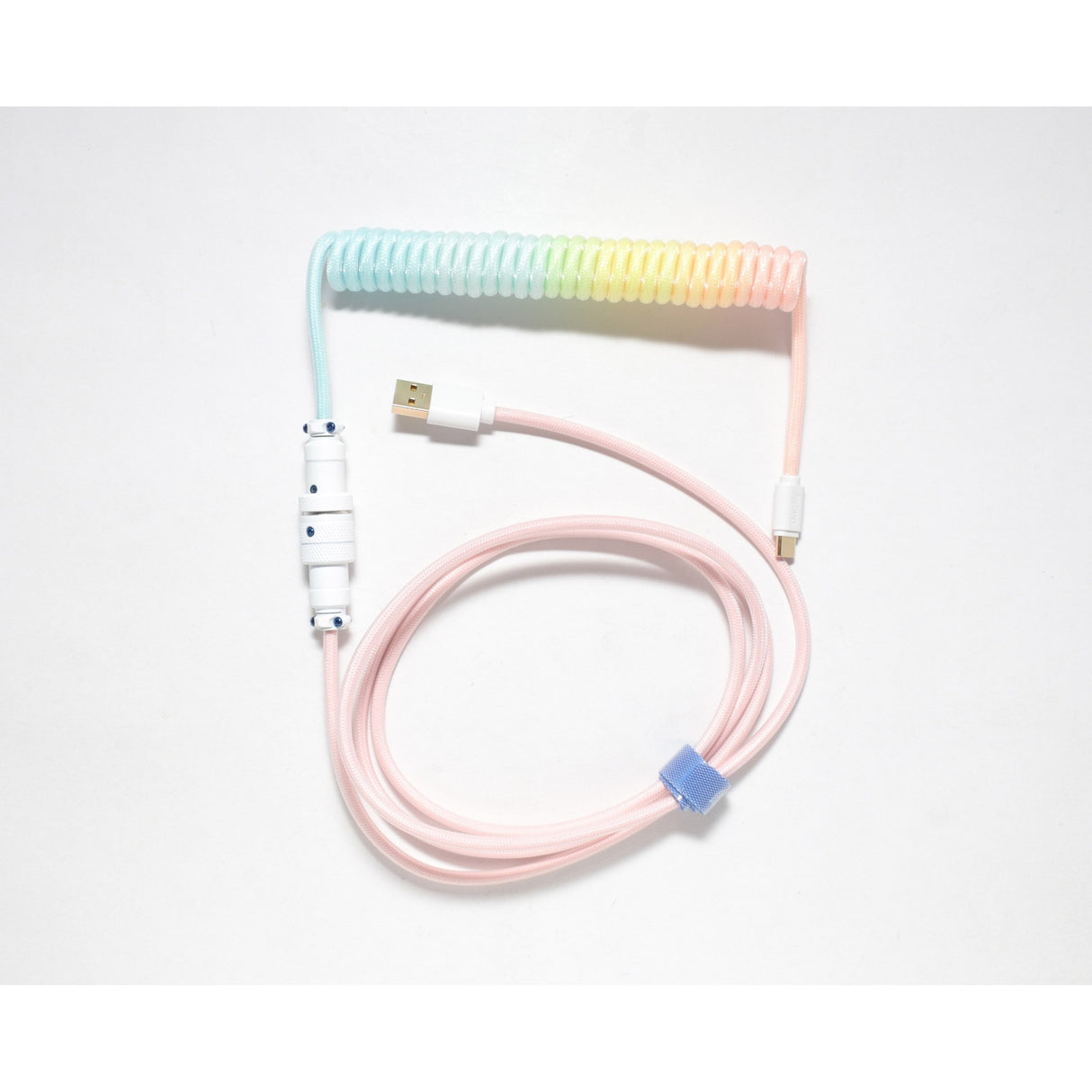 Ducky Coiled Cable V2 Cotton Candy