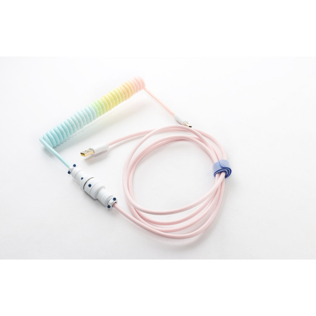 Ducky Coiled Cable V2 Cotton Candy