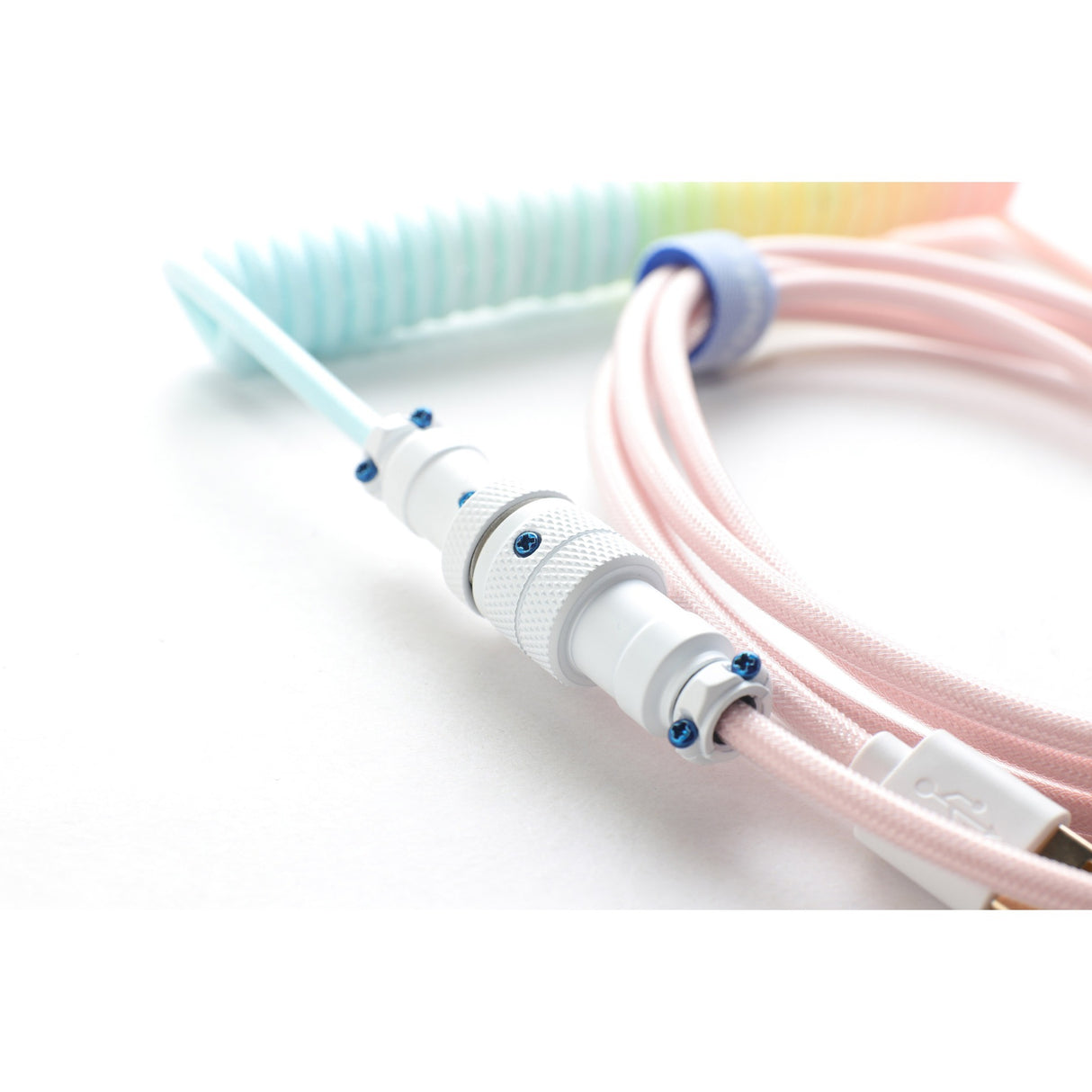 Ducky Coiled Cable V2 Cotton Candy
