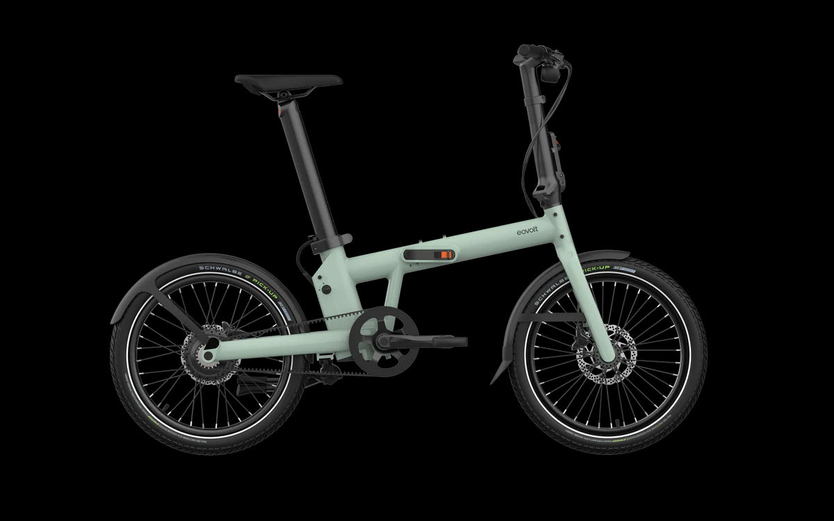 Eovolt elektresch Klappt Vëlo Mëtteg pro 20 v1 gréng