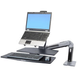 Brazo de laptop ergotron lx para confirmación del escritorio