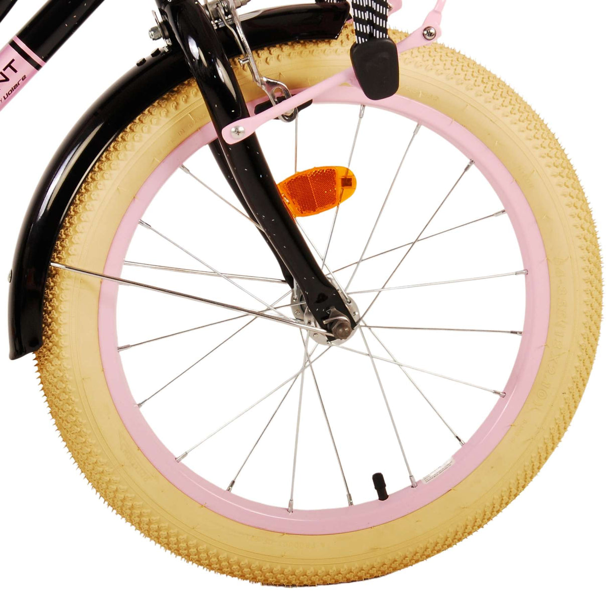 Volare Excellent Children's Bicycle - Girls - 18 Inch - Black - 95% assembled