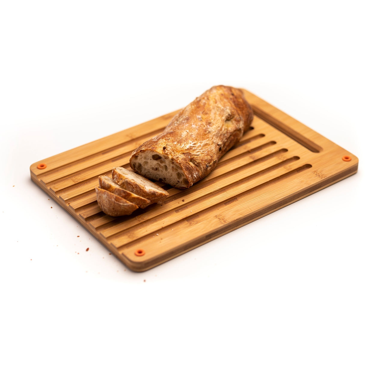 Fiskars funktionelle Form Bambus Brot Schneidebrett