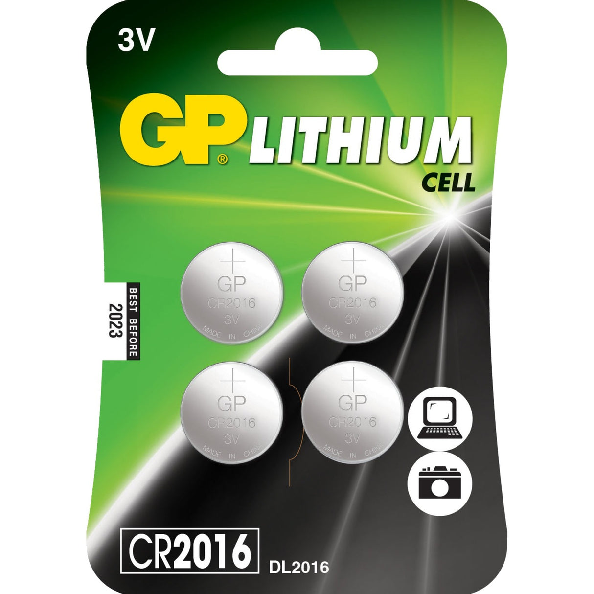 GP baterije CR2016