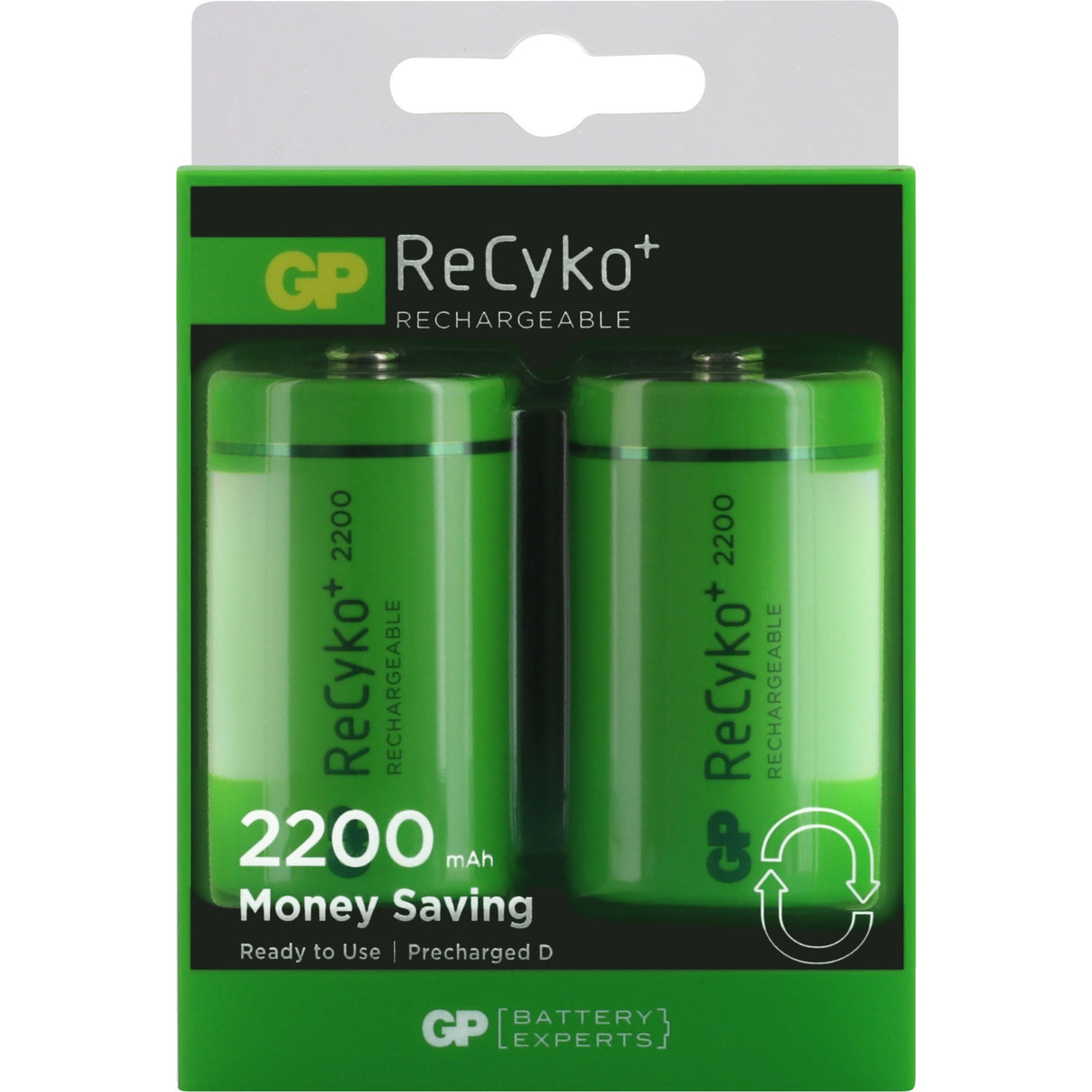 Bilestrices GP Recyko+ D 2200 2 Batilies recargables