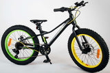 Bicycle per bambini a gradiente Vlatare - Boys - 20 pollici - Verde giallo nero - 6 velocità - Collezione Prime
