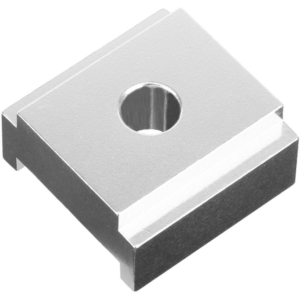 Ergotec Extensiounsplack fir d'Mëtt Standard + Bolzen Sëlwer
