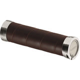 Brook's Hands Slender Leather Grips 100 130mm a hnědá
