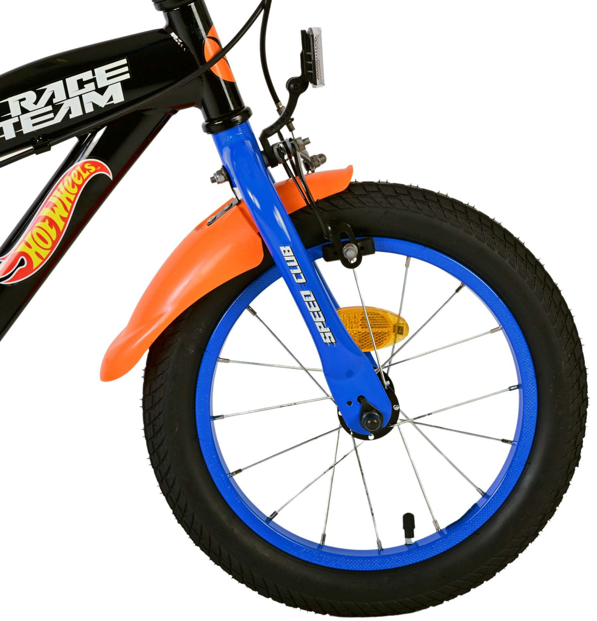 Hot Wheels Otroško kolo - fantje - 14 palcev - črna - dve ročni zavora