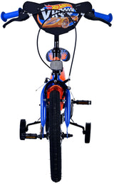 Hot Wheels Children's Bicycle - Drenge - 16 tommer - Black Orange Blue - To håndbremser
