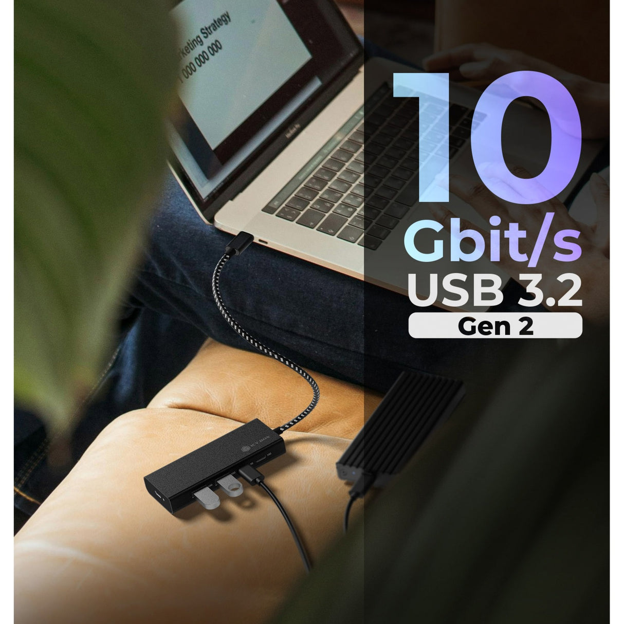 ICY Box 4-fever Hub with USB-C 3.2 Gen 2