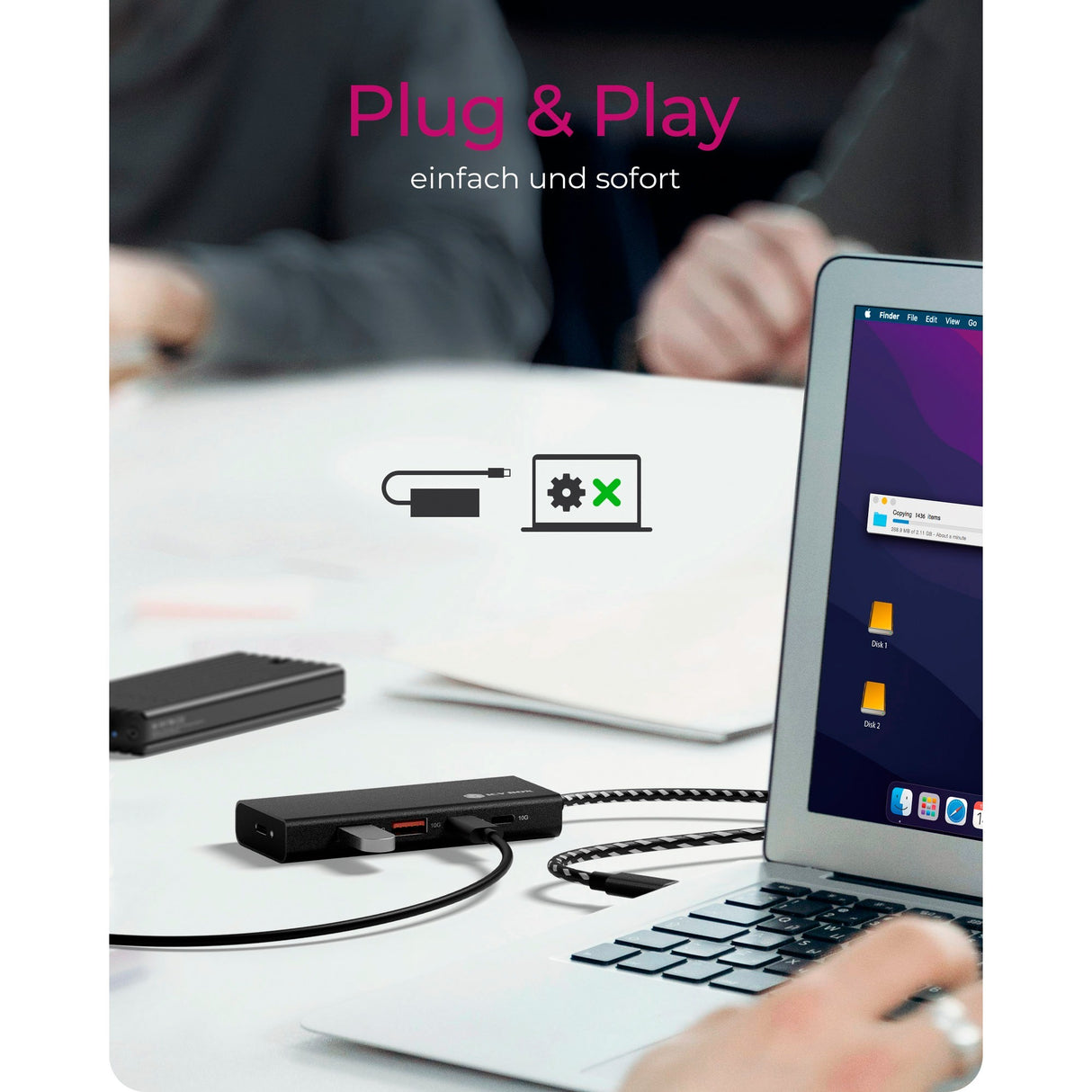 ICY Box 4-fever Hub with USB-C 3.2 Gen 2