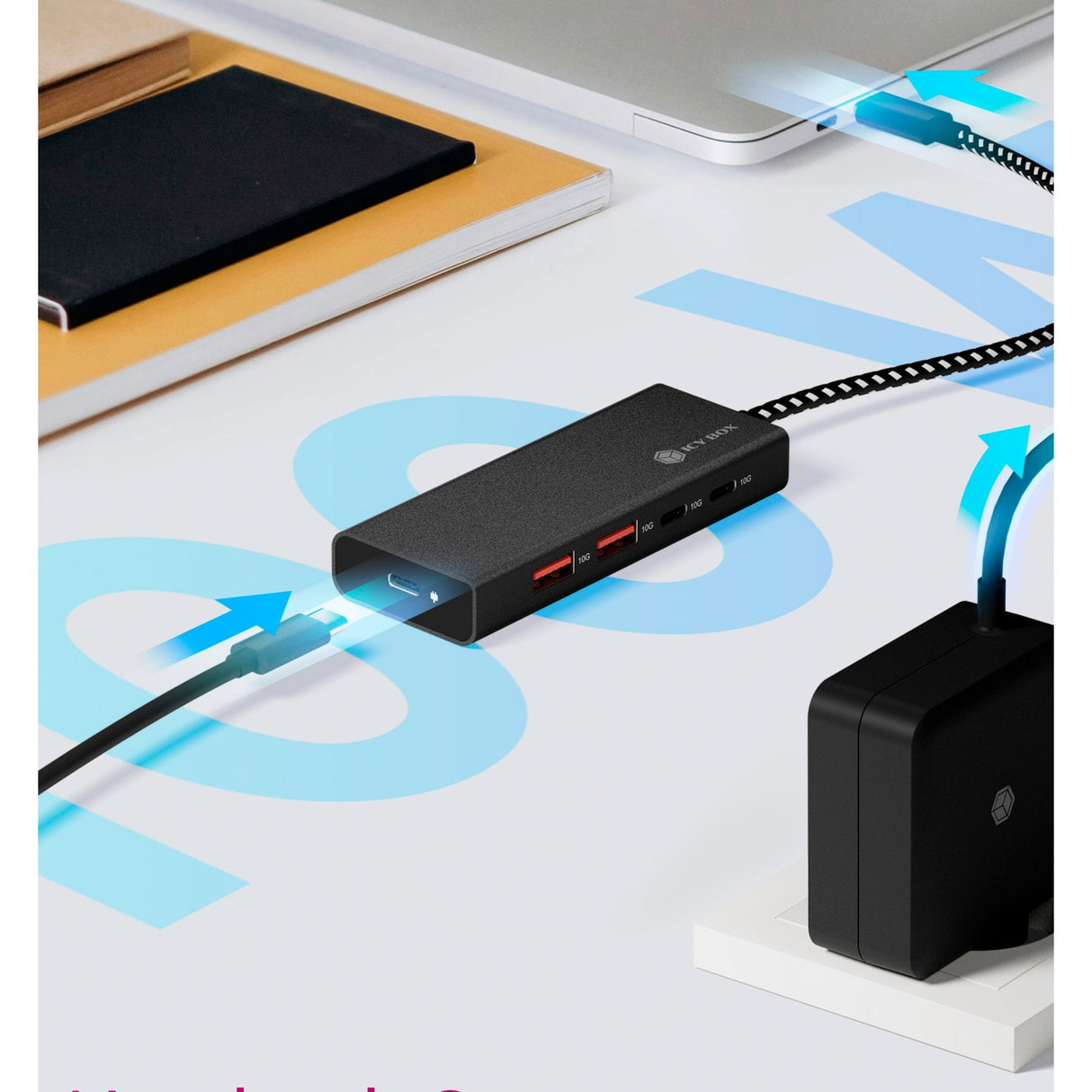 ICY Box 4-fever Hub with USB-C 3.2 Gen 2