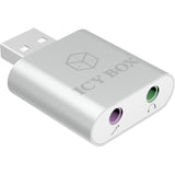 Ledena škatla IB-AC527 USB za zvok in adapter za mikrofon