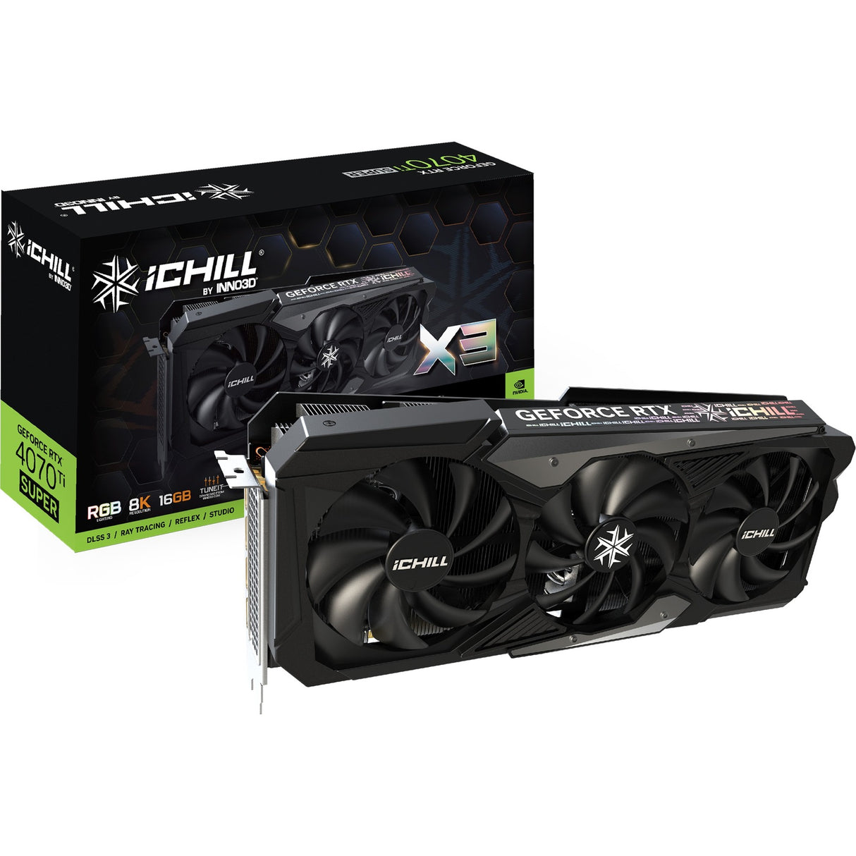 Inno3d geforce rtx 4070 ti super ichill x3