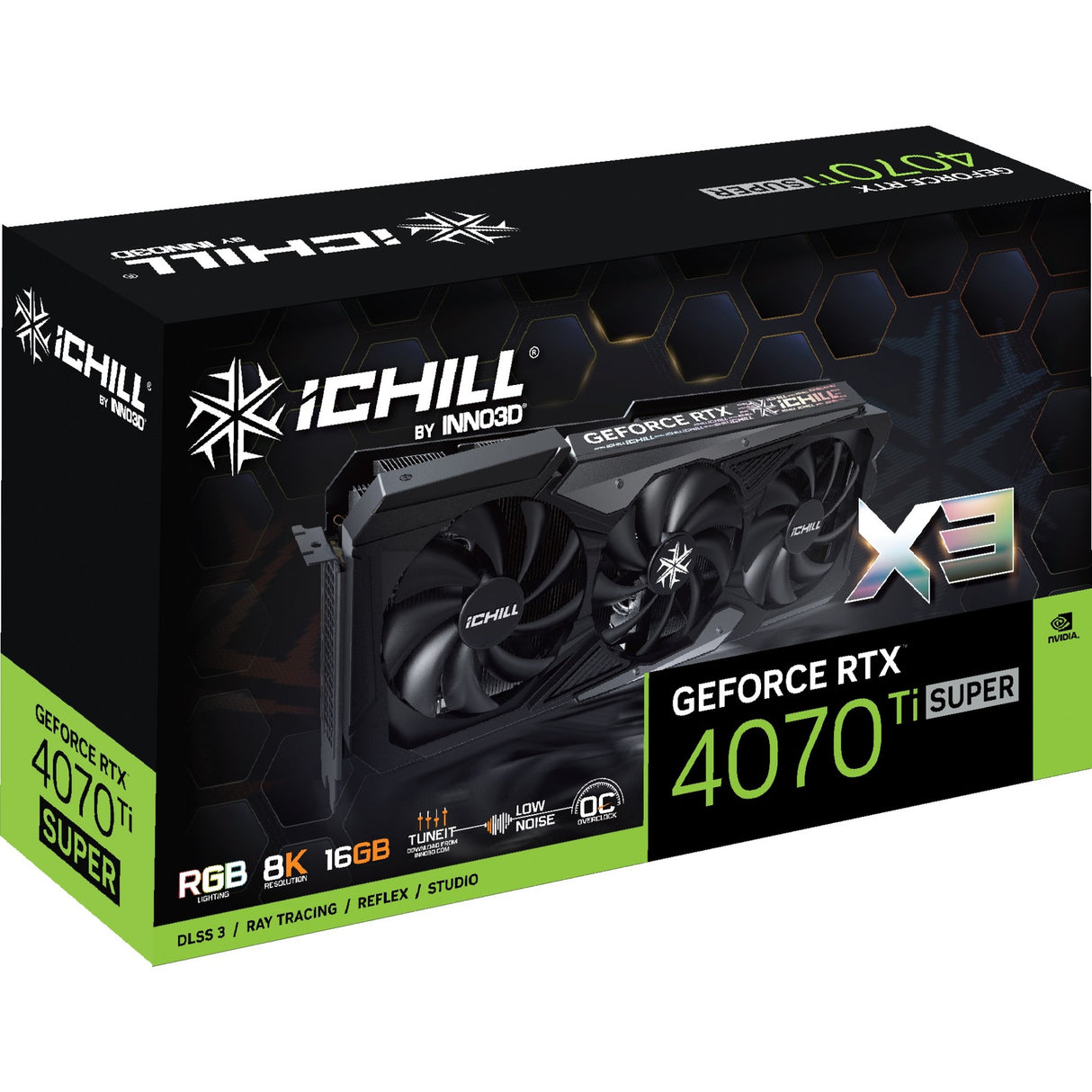 Inno3d geforce rtx 4070 ti super ichill x3