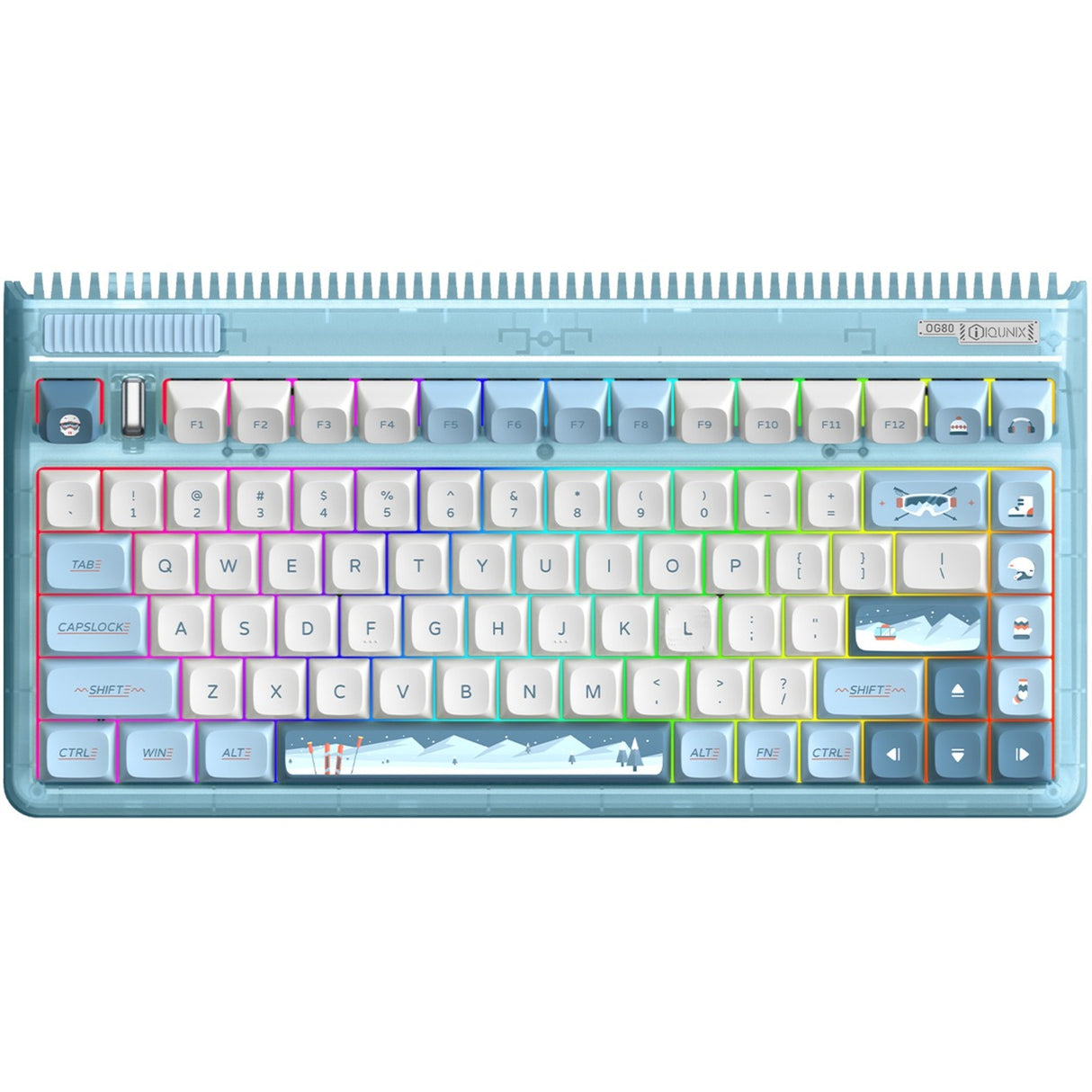 Iqunix og80 wineteride Wireless mechanesch Tastatur