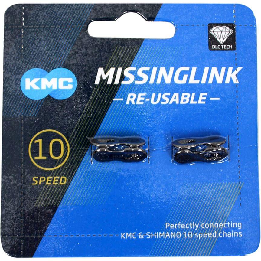 KMC MissingLink 10 DLC - 10 -hastighetskedjekontakt, 5,88 mm, svart