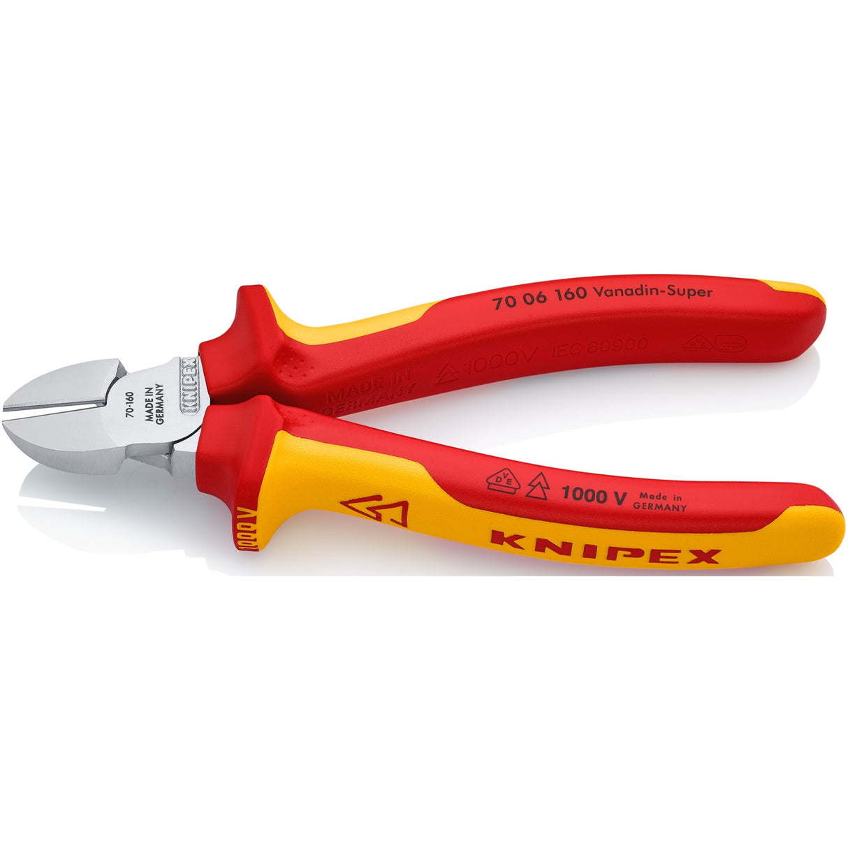 KNIPEX Zijsnijtang VDE 70 06 160