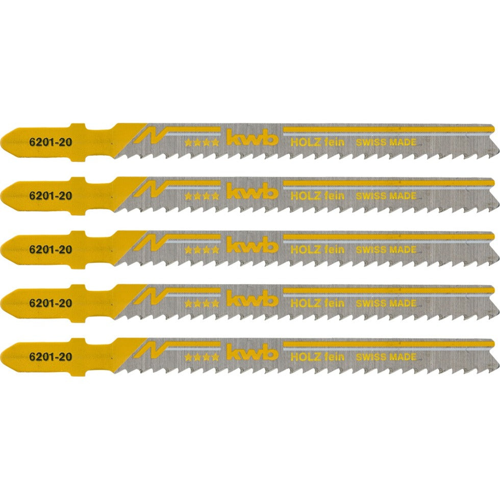 KWB Jigsaw Blades obróbka drewna, HCS Tack 6