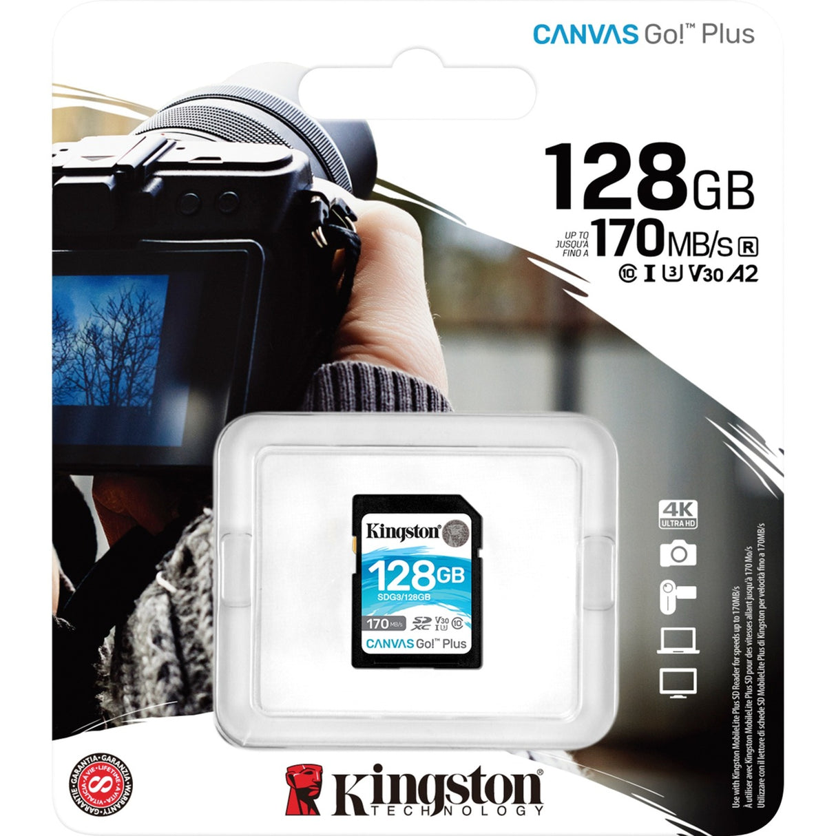 Kingston Canvas Go! Plus SDXC 128 GB
