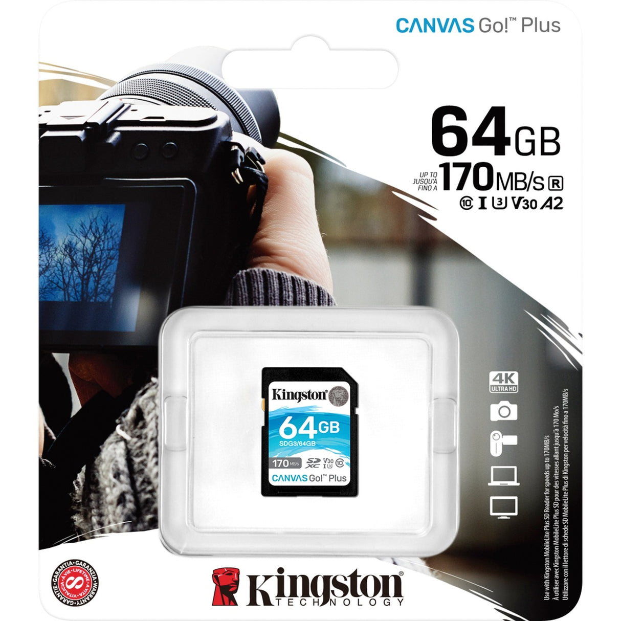 Kingston Canvas Go! Plus sdxc 64 GB