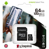 Kingston Canvas Select Plus microSD karta 64 GB