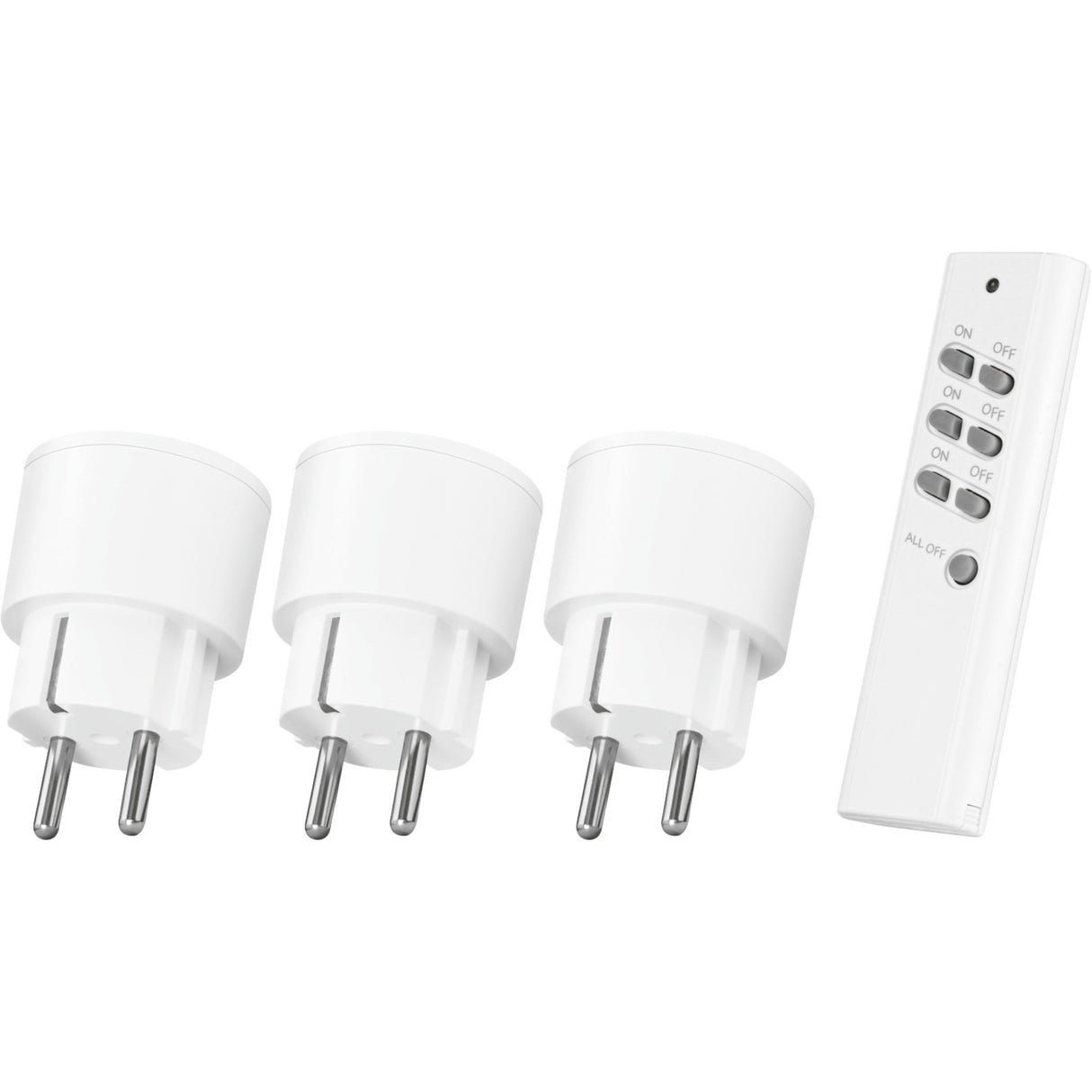 Cliquez sur Cliquez sur Switch Régler les plugs sans fil 3 avec télécommande