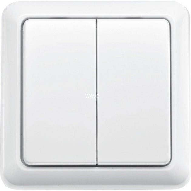 Klickt op Klickt Wireless Double Wall Schalter