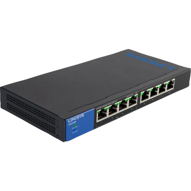 Linksys Linksys LGS108P Uafviklet switch Poe+
