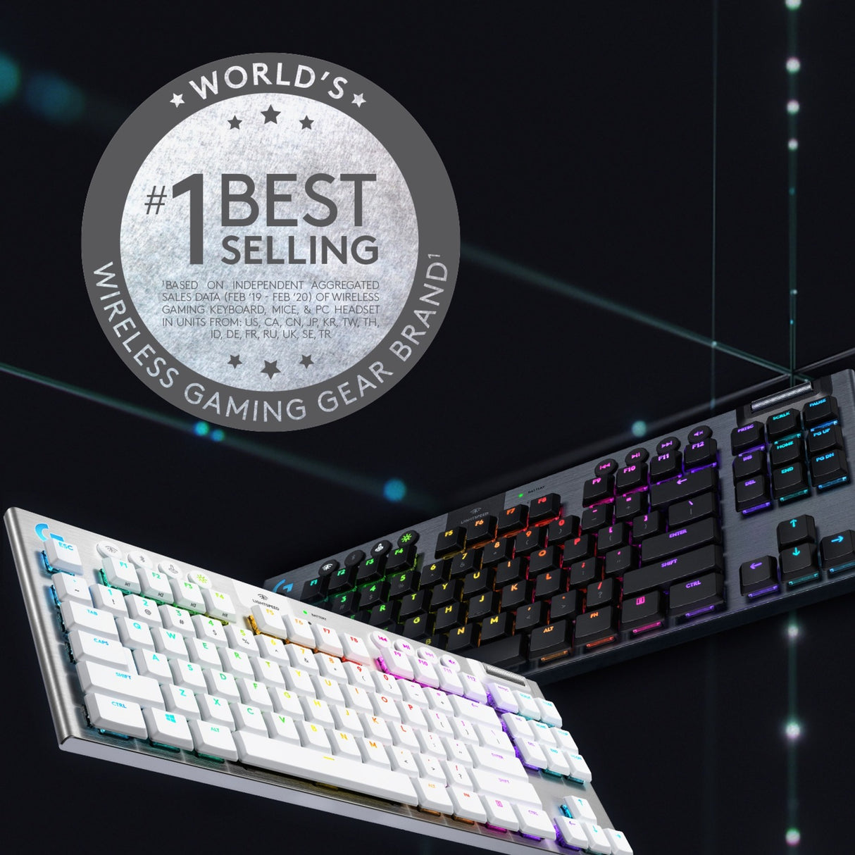 Logitech G915 TKL LightSpeed ​​Wireless RGB Mehansko igranje