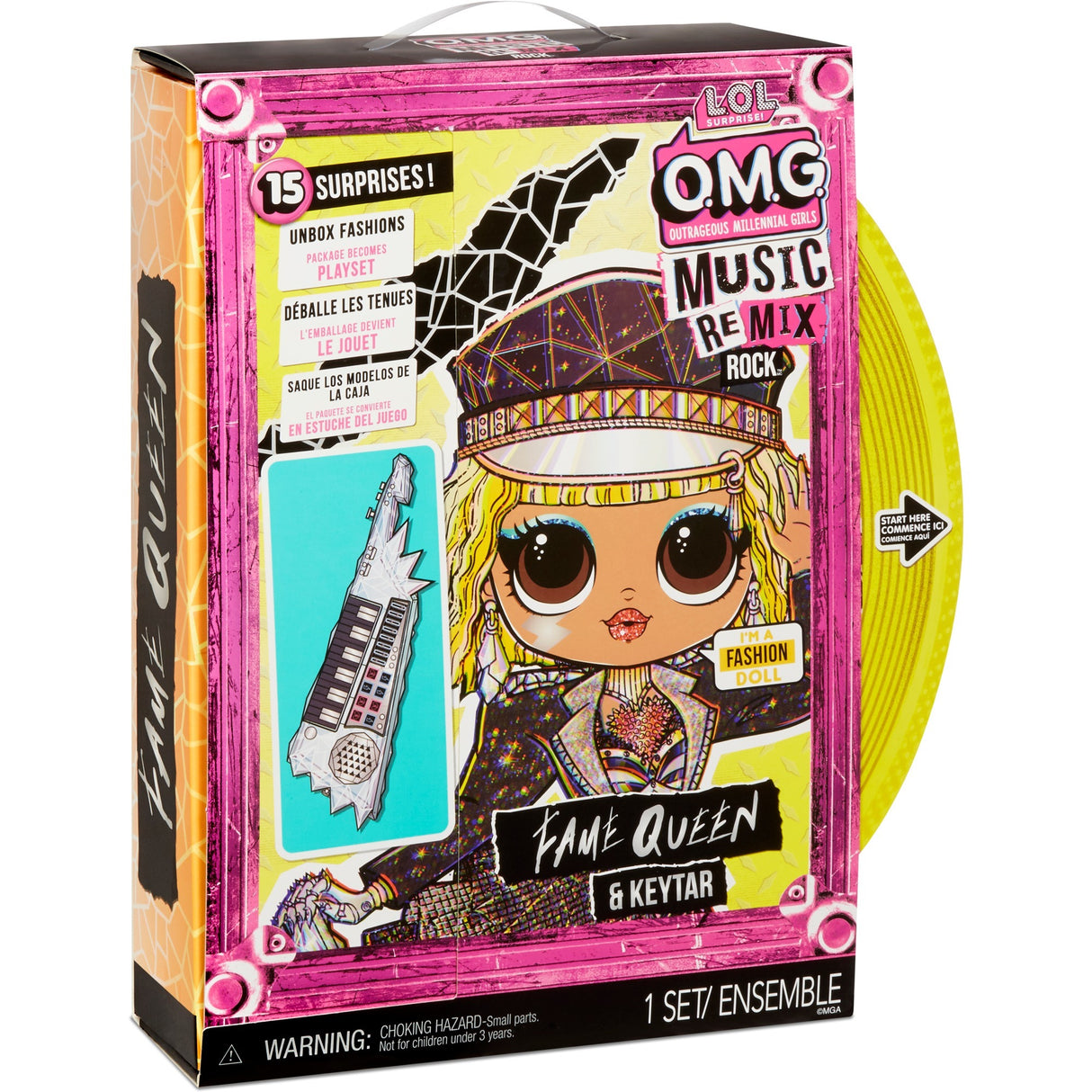 L.O.L. Surprise OMG Pop Remix Rockfame Queen and Keytar