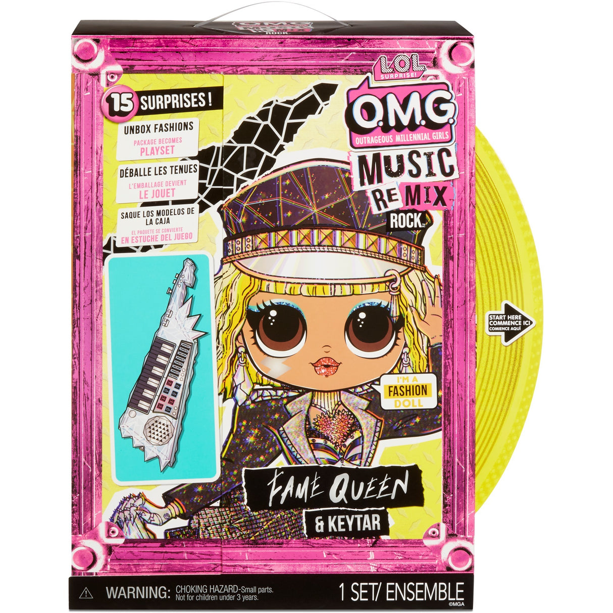 L.O.L. Surprise OMG Pop Remix Rockfame Queen and Keytar